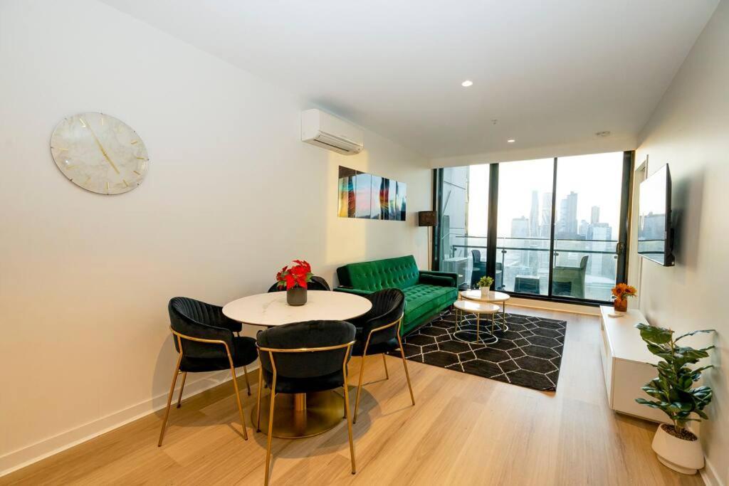 Luxe Haven - 42Nd Floor Panoramic City Views メルボルン エクステリア 写真